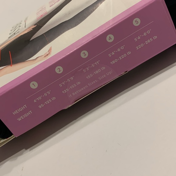 Assets by Spanx Women's High Waist Shaping Black Tights - Picture 11 of 12